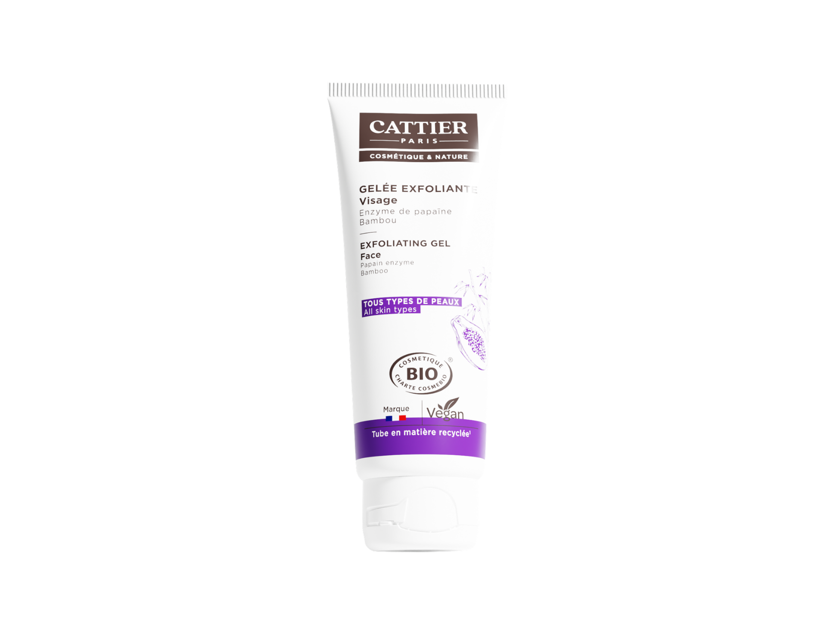 Gelée exfoliante visage