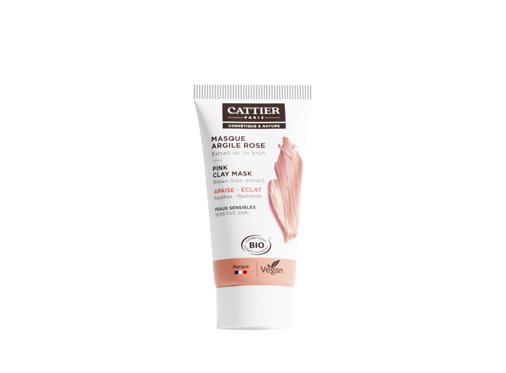 Mini masque à l'argile rose