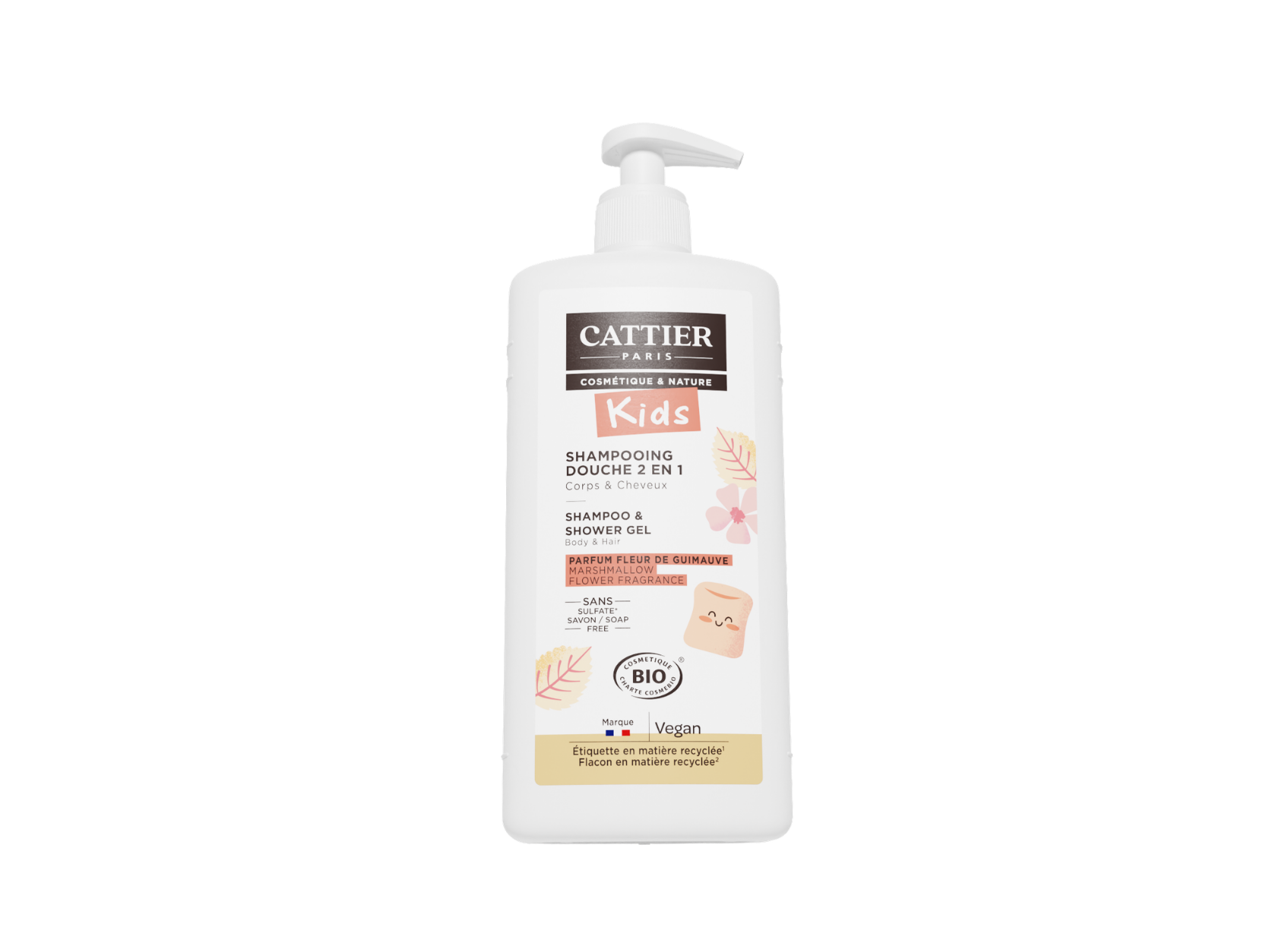 Shampoing douche 2 en 1 Kids - Fleur de guimauve