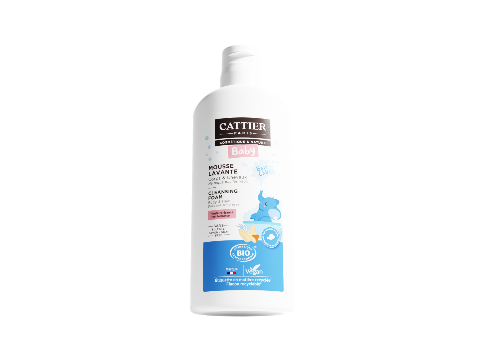 Mousse lavante bébé