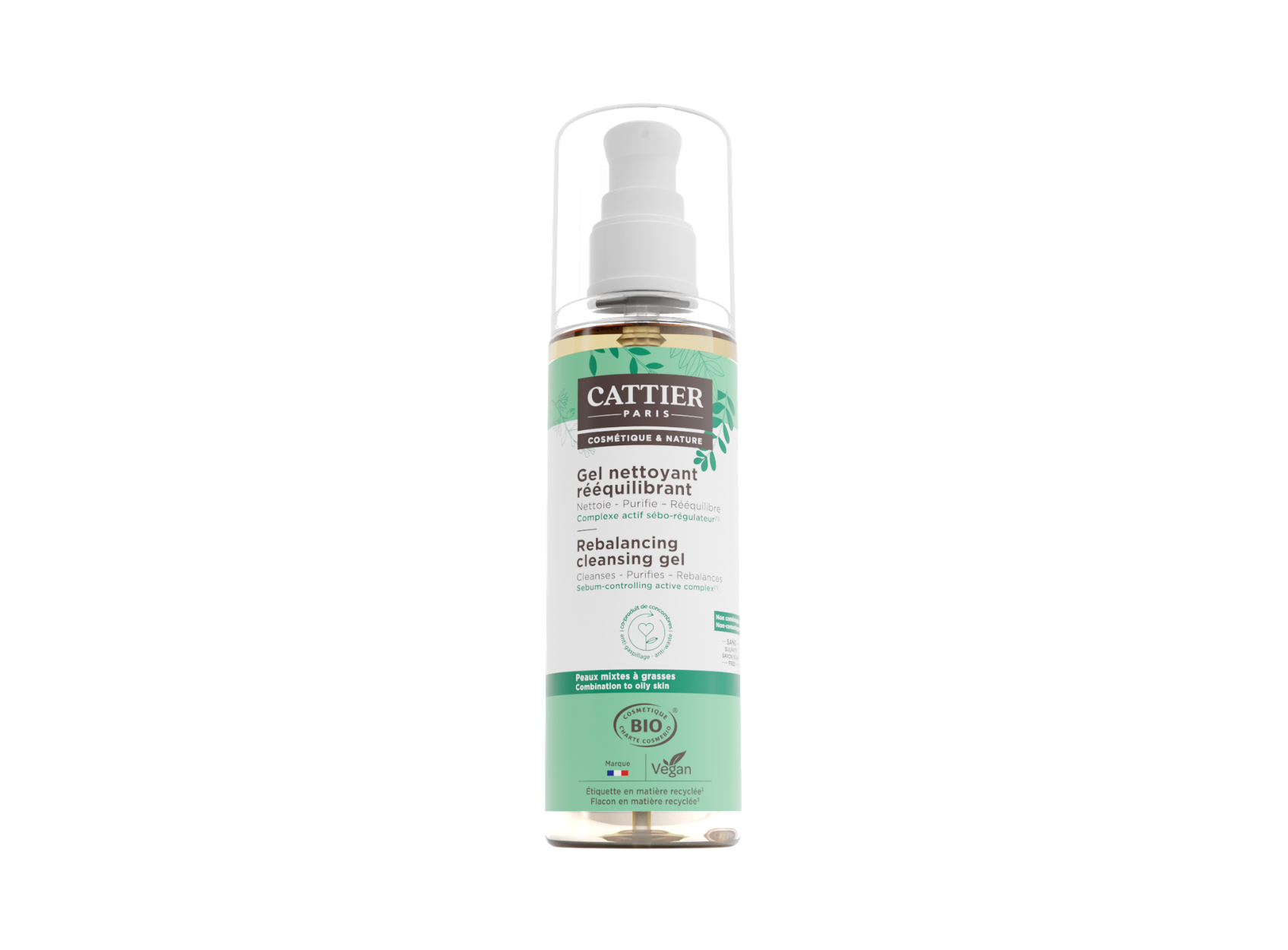 Gel nettoyant rééquilibrant - Peaux mixtes à grasses
