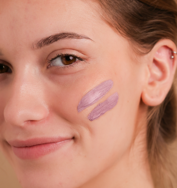 Mini purple clay mask