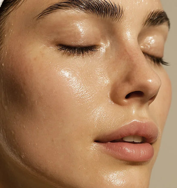 Visuel utilisation flacon lotion apaisante visage Cattier